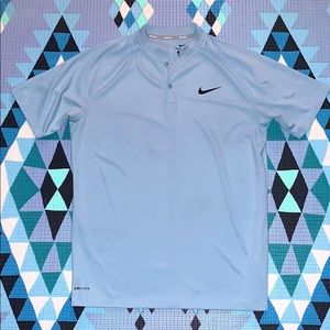 Nike Golf 2 button mock neck polo Size L